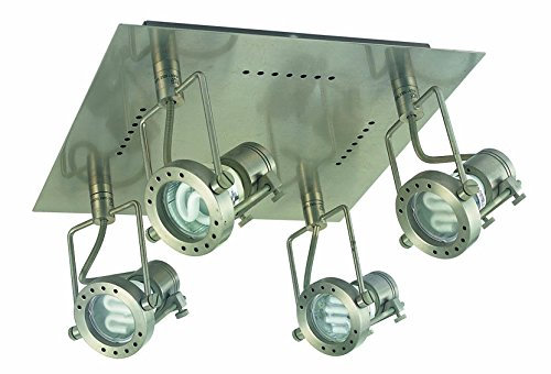 Dapo Moderner Strahler Jet Line 4 flammig Fassung GU10 Spot Deckenleuchte Deckenlampe