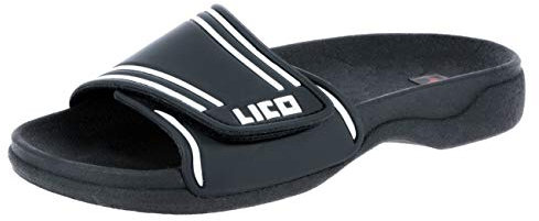 Lico SUN V Dam Badskor, Svart/vit, 40 EU