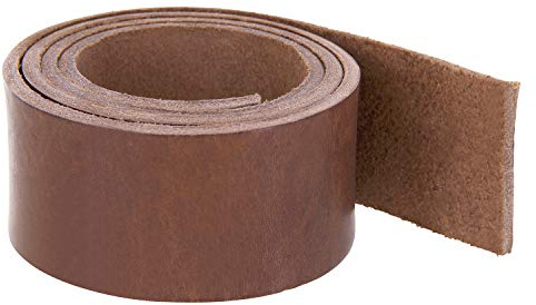 Auroris - Voll-Lederriemen - 200 x 4,0 x 0,35 cm - Cognac-braun