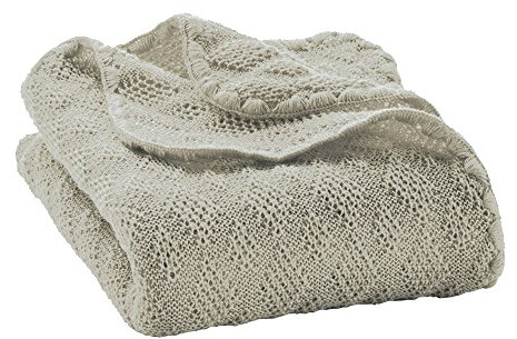 Disana 2311001 - Babydecke Wolle grau, Größe: 80x100 cm