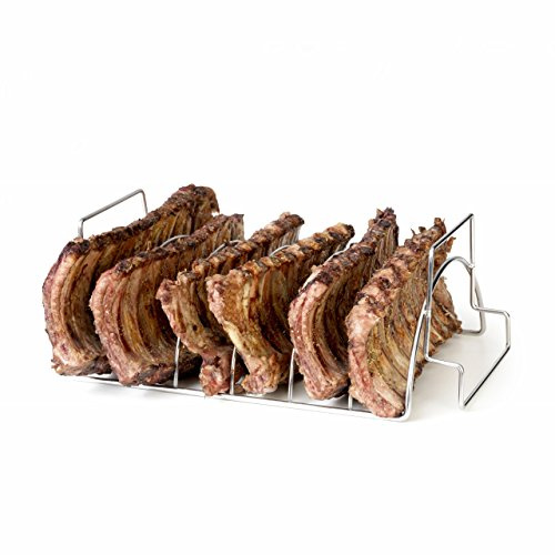 Ripperl och spareribs hållare för grillning