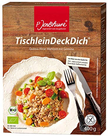 Jentschura TischleinDeckDich, Quinoa-Hirse-Mahlzeit mit Gemüse 400g