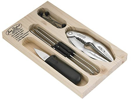 LAGUIOLE 7271 Meeresfrüchteset, Schwarz, 14-teilig