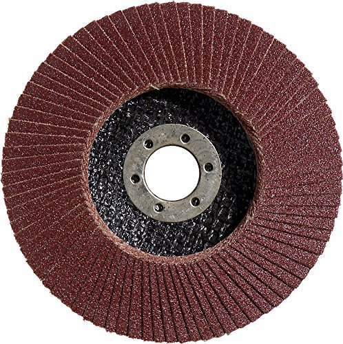 Bosch Accessories 2608601271 Straight K60 Flap Disc for Metal, 0 V, Black/Red, 115 mm