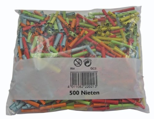 Wolf & Appenzeller 220500 Papillotes 500 pièces Multicolore, Bunt