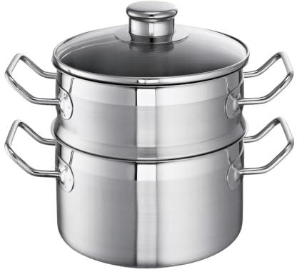 Schulte-Ufer 0128-20 i Alles-Dämpfer Profi-Line i, 20 cm, Edelstahl, Edelstahloptik