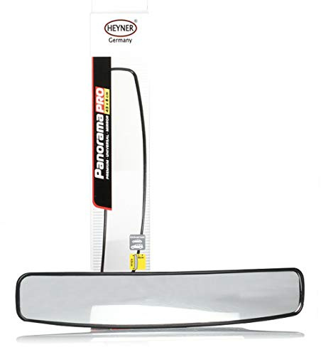 Heyner Panoramic Mirror Rear View Wide-angle to Reduce Blind Spot Mirror 43cm x 8cm Mobility Limited Help Aids Car Van Driving Test Mirror
