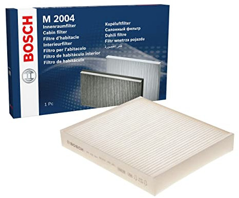 Bosch M2004 Standard Cabin Filter, Replacement Filter - Filters Pollen and Dust for Cleaner Air Inside the Vehicle