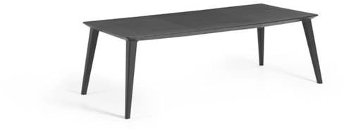 Allibert Lima 240, Tavolo da Esterno Adatto 8 Persone, Grigio (Grafite), 235 x 98 x 74 cm