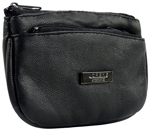 NAPPA LEATHER COIN PURSE (1464) BLACK