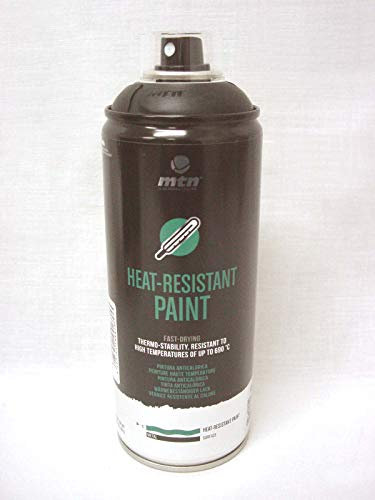 BOTE SPRAY PINTURA MONTANA COLORS ANTICALORICA NEGRO ALTA TEMPERATURA