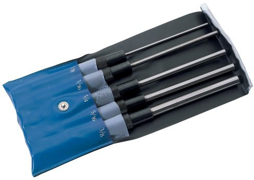 Draper 19674 Parallel Pin Punch Set, 200mm, 5 Pcs