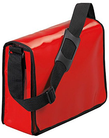 HALFAR TASCHE UMHAENGETASCHE FREIZEITTASCHE SCHULTERTASCHE BAG LORRYBAG® ECO, Farbe-:rot
