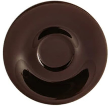 KAHLA Pronto Colore Untertasse 12 cm chocolate brown|brauner Unterteller aus Porzellan