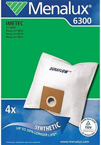 Menalux 900256163 Sacchetti per aspirapolvere, Nylon