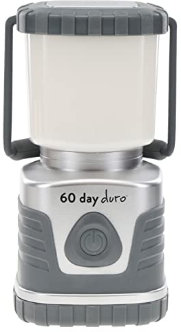 ust 60-DAY Duro LED Portable 1200 Lumen Lantern with Lifetime LED Bulbs and Hook for Camping, Hiking, Emergency and Outdoor Survival