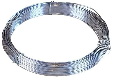 30m Roll FULLY Galvanised Garden Wire 22 Gauge 0.86mm Flexible Picture Hanging Craft Fencing Trellis by Speedwellstar
