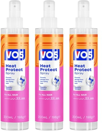 VO5 Heat Protect Spray Coiffant 200 ml - Lot de 3