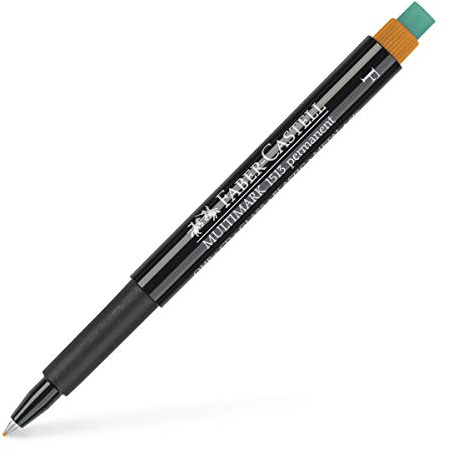 Faber-Castell 151315 - Marker Multimark F, permanent, orange