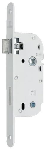 Coffre monopoint à larder condamnation 40mm blanc sans gâche - HERACLES - I-L110-40B