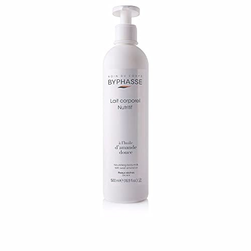 Byphasse - Lait corporel nutritif à l’extrait d’amande douce peaux sèches (doseur) - 500 ml