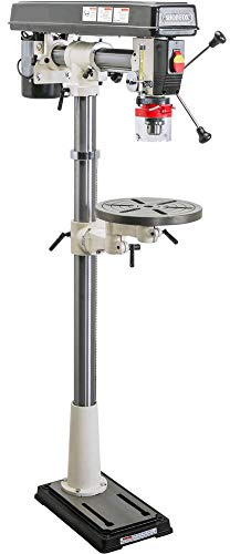 SHOP FOX W1670 1/2-Horsepower Floor Radial Drill Press, Black