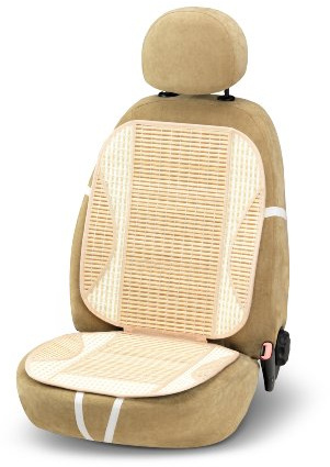Bottari 12150 Wood Couvre Siège Universel en Fibre de Bambou, 100% Naturel et Respirant