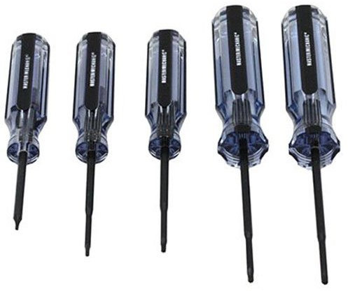 Master mecánico destornillador Torx de precisión Set, 5 piezas