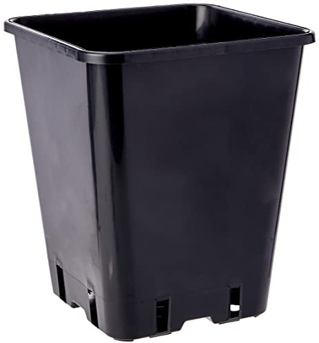 PLANT IT Töpfe Quadratischer, 20 cm, 5,7 L, schwarz