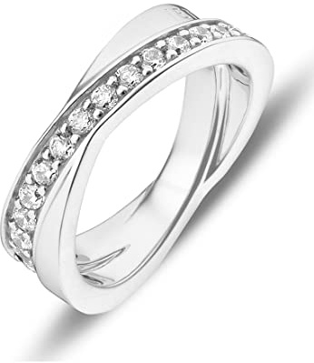 JETTE damring 31 zirkon 32005224, 59, Sterlingsilver, Ingen ädelsten