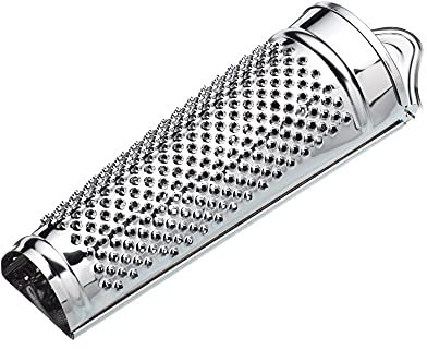 KitchenCraft Râpe à Épices / Râpe à Noix de Muscade avec Stockage Intégré (Acier Inoxydable)