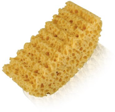 NIGRIN 71700 - Esponja semicircular para Coche, con Perfil de Lavado, Color Amarillo