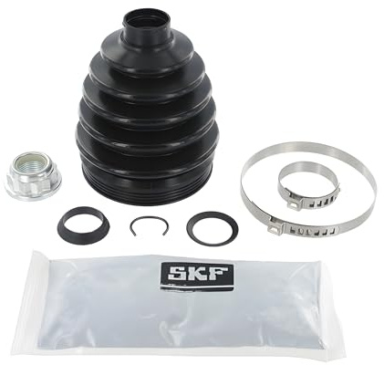 SKF Antriebswellen-Faltenbalgsatz VKJP 3112 Position Radseite Höhe 110 mm Länge 190 mm Breite 110 mm – OE-Qualität | Kompatibel mit: AUDI A3, A3, A3 Sportback, TT, TT Roadster, SEAT ALTEA, CORDOBA, LEON, LEON, TOLEDO I, TOLEDO II