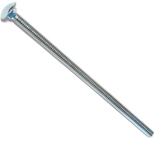 Hard-to-Find Fastener 014973453664 Carriage Bolts, 1/4-20 x 6, Piece-50, zinc