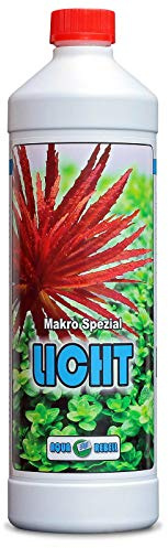 Aqua Rebell ® Makro Spezial Licht Dünger - 1 Literflasche - optimale Versorgung für Ihre Aquarium Wasserpflanzen - Aquarium Eisenvolldünger speziell für Wasserpflanzen entwickelt