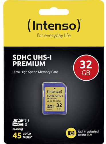 Intenso SD Carte mémoire UHS-I 32GB 3421480