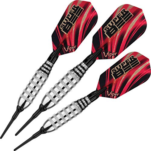 Viper 20-1202-16 Super Bee Dartpfeile mit weicher Spitze, Silber, 16g
