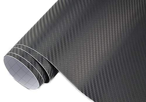 Neoxxim 3.54€/m2 3D Carbon Folie - schwarz - 1000 x 152 cm selbstklebend Car Wrapping Folie