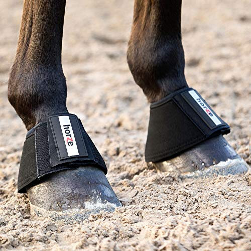 HORZE Allround Hufglocken, Schwarz, S