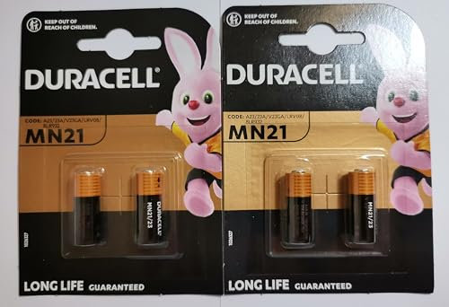 ONOGAL-Batterie 4 x Duracell Alkaline Sicherheit A23 / K23A Lrv08 Gp23 12V Mn21 2017 Lrv08 V23Ga Lr23A 23A L1028 Akku 2665C_4