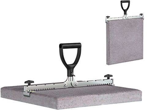 LANGFIT® Plattenheber mit normalem Griff - 30 bis 50cm - Senkrechtes und Waagerechtes anheben - Tragkraft bis 60kg - Made in Germany - MS-PH2050K