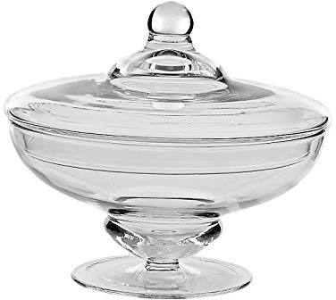 Bonboniere Marie Famous 24cm Keksdose Gefäß mit Deckel Vorratsdose Klarglas
