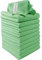 Clay Roberts Paños de limpieza de microfibra lavables a máquina y plumeros (Pack de 10) Verde