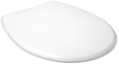 TATAY Siège de WC Universel Standard, de PP, Résistant aux chocs, 100% recyclable, longue durée de vie, facile à entretenir., Fabriqué en Espagne, Couleur Blanc, Dimensions 36.5 x 2.5 x 44.5 cm