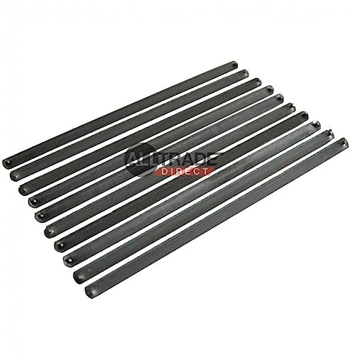 10 x Junior Hacksaw Blades Mini Sawing 6 150 mm Hardened Metal Cutting 32TPI by AllTrade Direct by AllTrade Direct