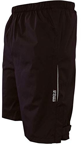PRO-X Elements Herren atmungsaktive Regenhose Herren mit gedoppelter Sitzfläche I Reflektierend, wasserdicht XL&d Regen-überhose Kurz Ontario I Ultraleichte
