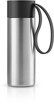 Eva Solo 5706631068703 567467 Isolierbecher, 350 ml, Edelstahl, schwarz, 20,7 x 7,8 x 7,8 cm