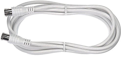 Axing SAK 991-00 hochgeschirmt SAT-Anschlusskabel, Quickfix-F-Stecker, 10,0 m weiß