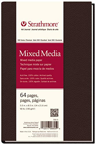 Strathmore Mixed Media Art Journal 14 x 21,6 cm, 64 Seiten (32 Blatt)