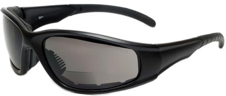 Calabria 23BF Bi-Focal Safety GlassesSportster UV Protection in Smoke (+1.50)